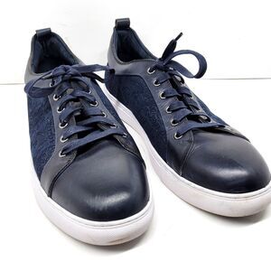 Robert Graham RG5343L Mens Black Blue Skull W/ Roses Lace Up Sneakers Size US 13